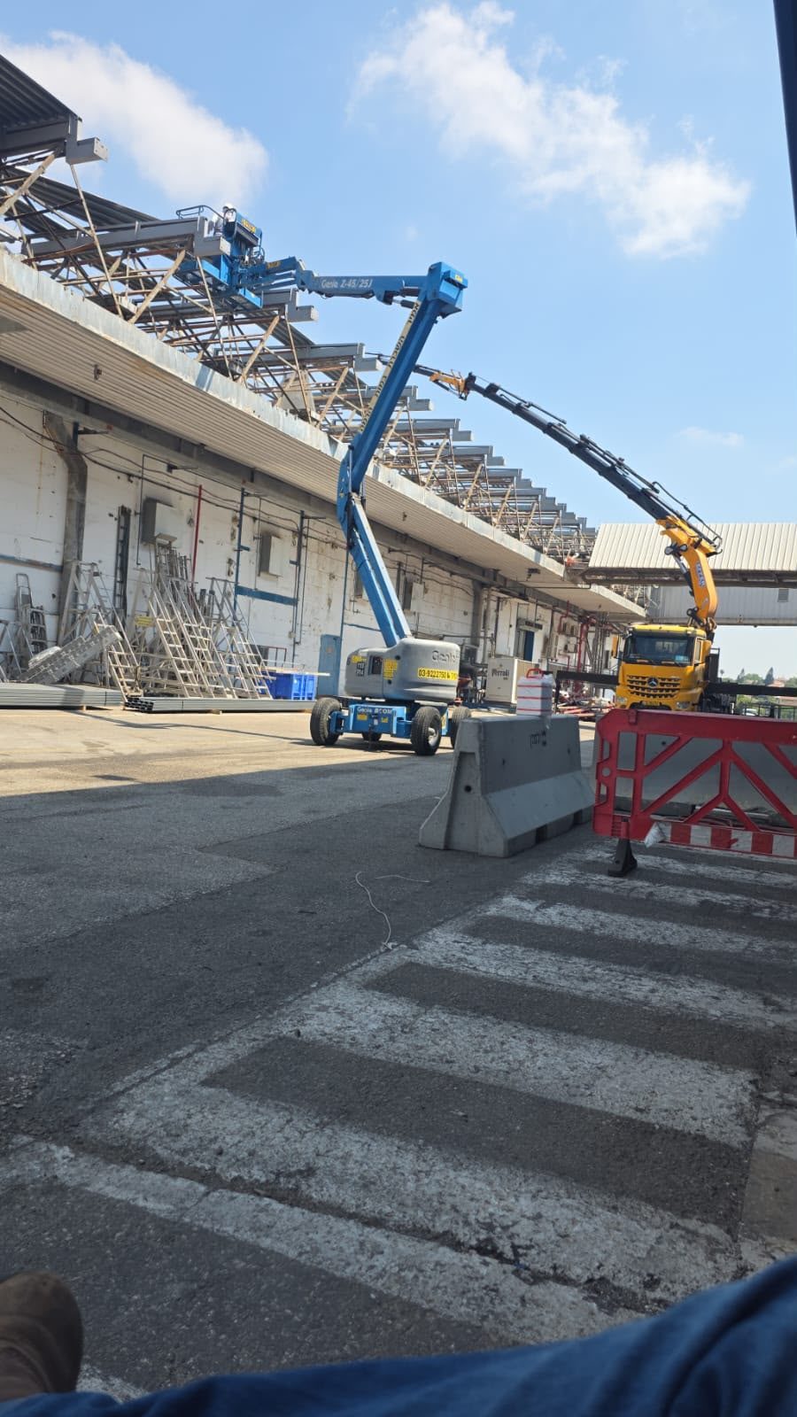עבודות גג וקונסטרוקציה למפעל קימברלי קלארק האגיס, עפולה (2)