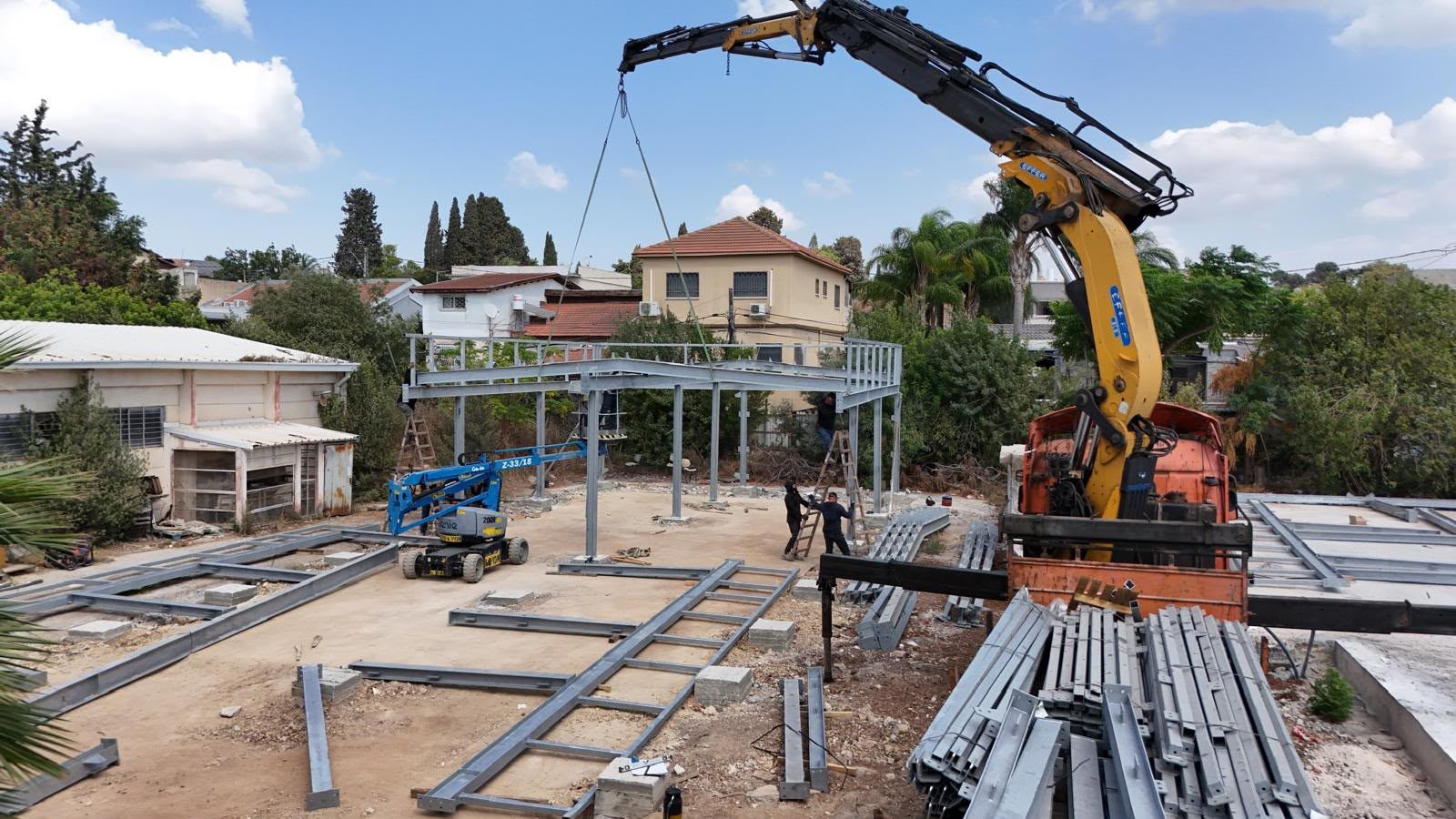 קונסטרוקציית פלדה, פרויקט בצפון (3)